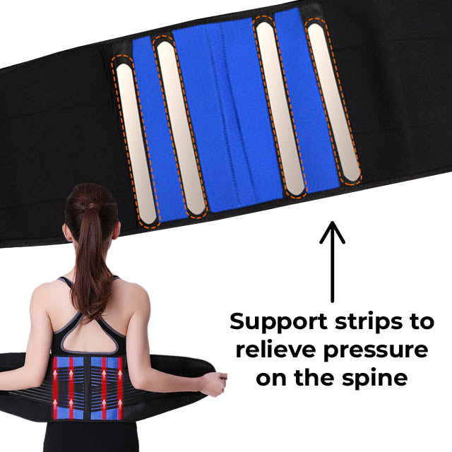 Double Pull Lumbar Lower Back Support Brace