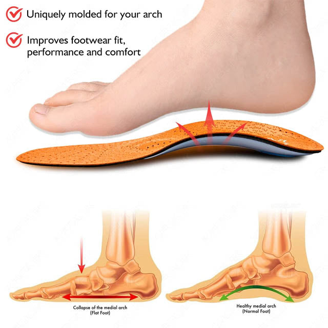 Leather Orthopedic Insoles