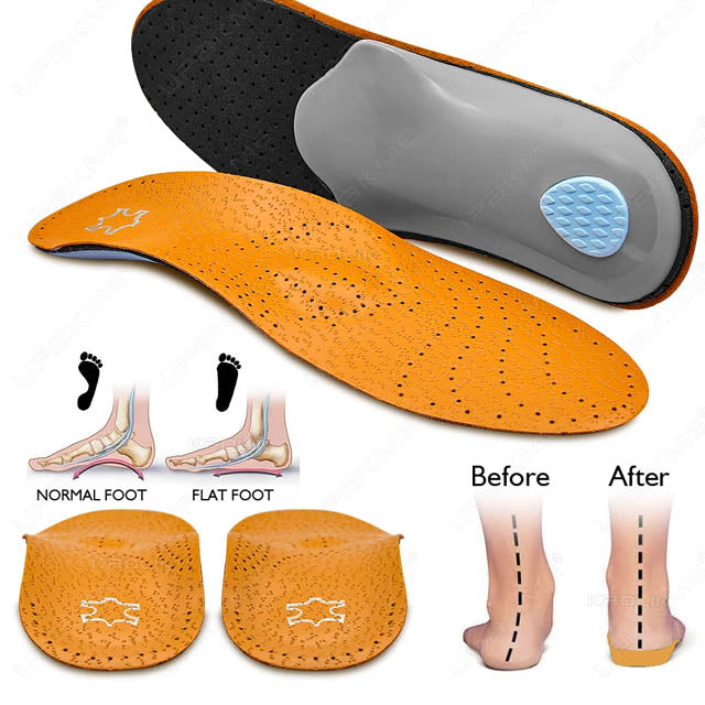 Leather Orthopedic Insoles