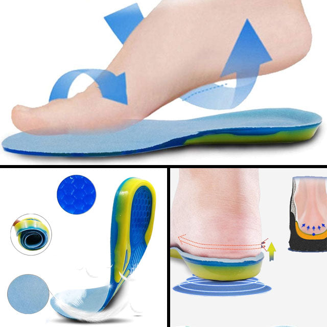 Silicone Non-Slip Gel Sport Shoe Insoles