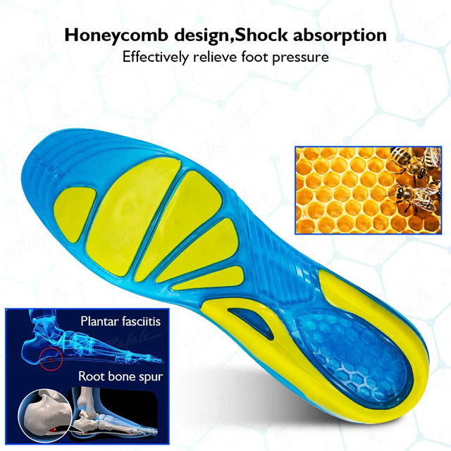 Silicone Non-Slip Gel Sport Shoe Insoles