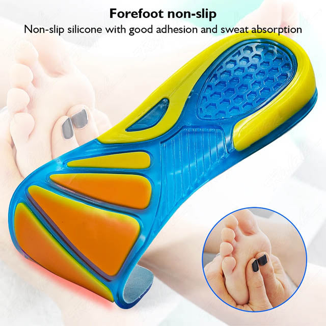 Silicone Non-Slip Gel Sport Shoe Insoles