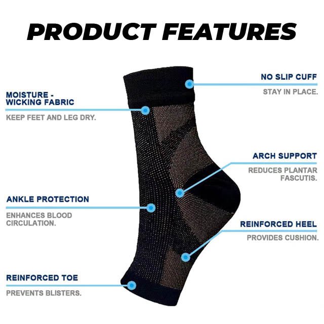 3 Pairs - Plantar Fascia Sleeves - Austier