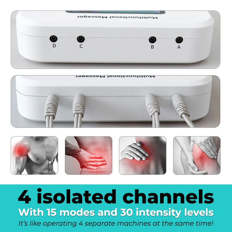 Electric Physiotherapy Machine - TENS & EMS Massager