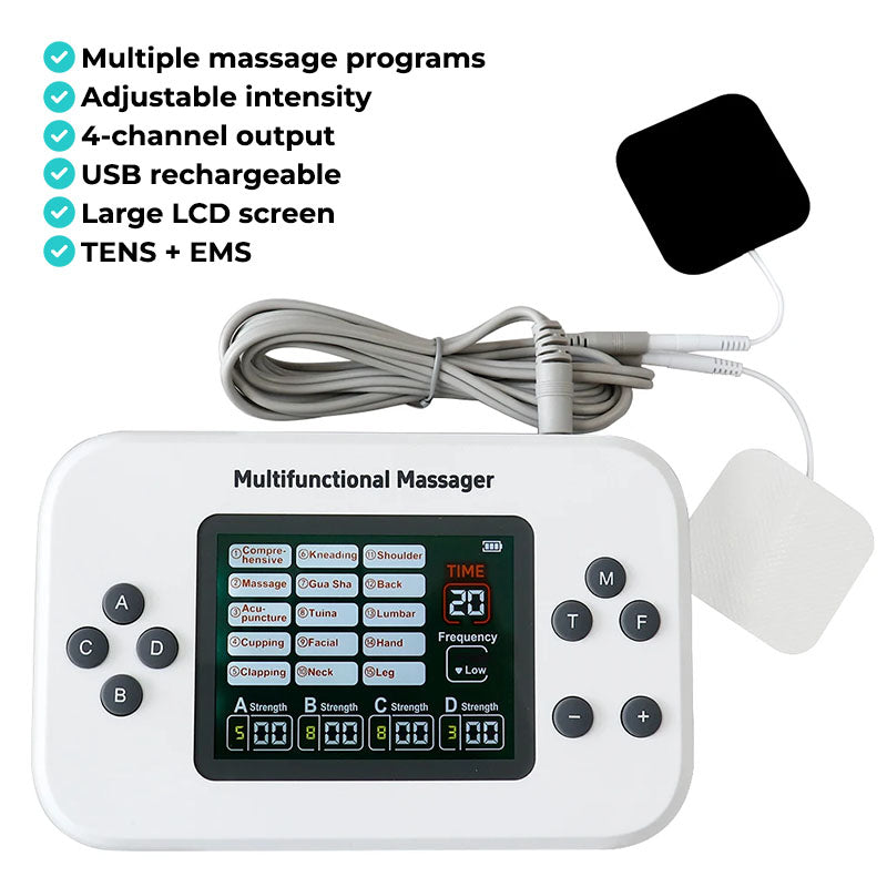 Electric Physiotherapy Machine - TENS & EMS Massager