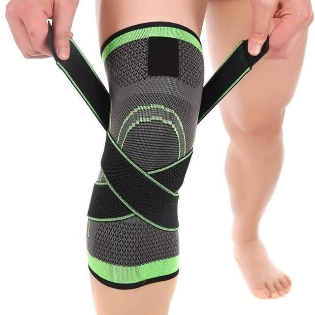 3D Woven Knee Compression Sleeve with Straps - Austier