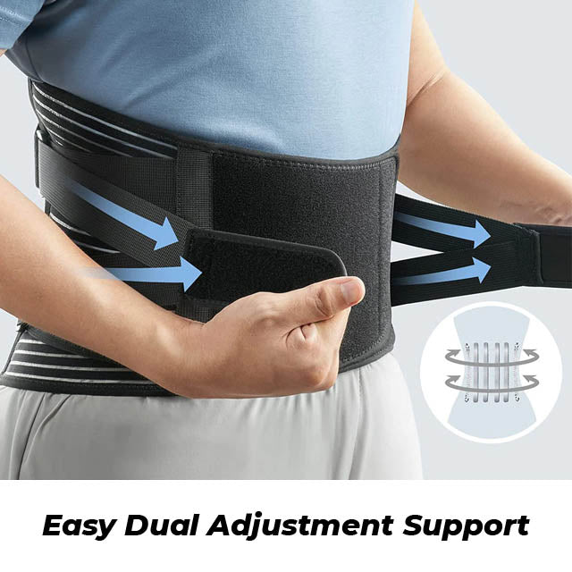 Lumbar Lower Back Brace Support - Relieves Pain, Stabilises Back