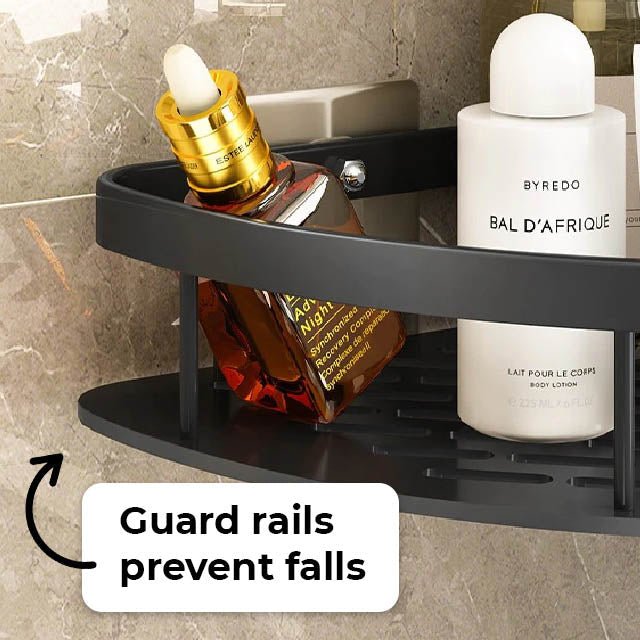 No-Drill Adhesive Shelf - Corner - Austier